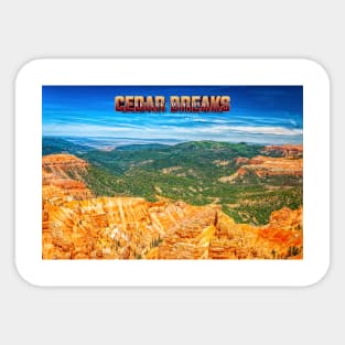 Cedar Breaks National Monument Sticker